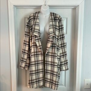 Andree Plaid Coat